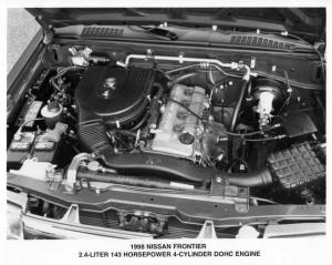 1998 Nissan Frontier 2.4 Liter 143 HP 4-Cylinder DOHC Engine Press Photo 0067