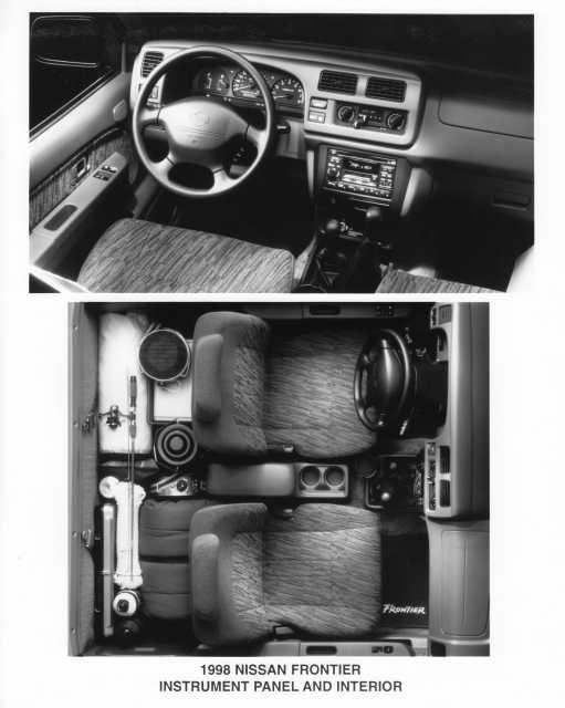 1998 Nissan Frontier Instrument Panel and Interior Press Photo 0068