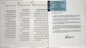 1998 Ft Lauderdale International Auto Show Media Information Press Kit