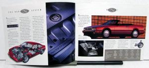 1993 Cadillac Allante Seville Eldorado Northstar Series Sales Brochure Original