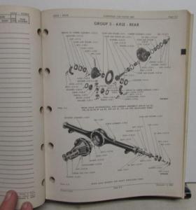 1937 thru 1953 Mopar Dealer Car Parts List Book Chrysler Dodge Plymouth DeSoto