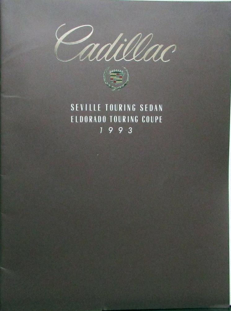 1993 Cadillac Seville & Eldorado JAPANESE Text Sales Brochure Original