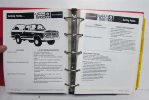 1986 Dodge Truck Book Ram Van Pickups 2WD 4WD Ramcharger Wagon Van