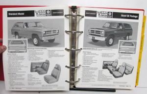 1986 Dodge Truck Book Ram Van Pickups 2WD 4WD Ramcharger Wagon Van