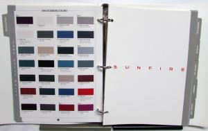 1995 Pontiac Advance Fleet Book Sunfire Grand Am Firebird Grand Prix Bonneville