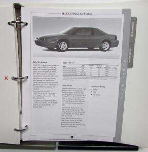 1995 Pontiac Advance Fleet Book Sunfire Grand Am Firebird Grand Prix Bonneville
