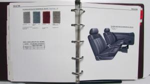 1992 Mercury Color Upholstery Selections Cougar Sable Topaz Tracer Grand Marquis