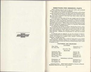 1924 Chevrolet Four Ninety and Superior Models Owners Operators Manual - REPRO