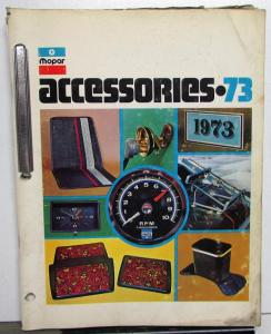 1973 Mopar Dealer Accessories Catalog Chrysler Dodge Plymouth Charger Challenger