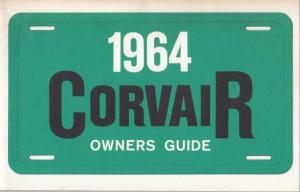 1964 Chevrolet Corvair Owners Operators Manual