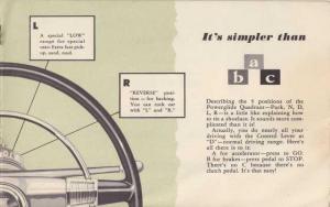 1952 Chevrolet Powerglide Transmission Owners Operators Manual