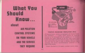 1970 Chevrolet Full Size Cars Owners Manual - Canadian