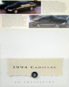 1994 Cadillac Lot of 5 Sales Folders Leaflets