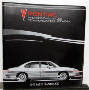 1993 Pontiac Sales Handbook LeMans Grand Am Firebird Sunbird Bonneville