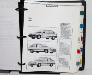 1993 Pontiac Sales Handbook LeMans Grand Am Firebird Sunbird Bonneville