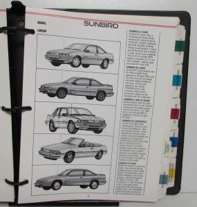 1993 Pontiac Sales Handbook LeMans Grand Am Firebird Sunbird Bonneville