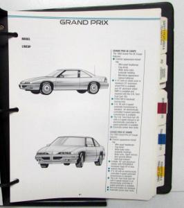 1993 Pontiac Sales Handbook LeMans Grand Am Firebird Sunbird Bonneville