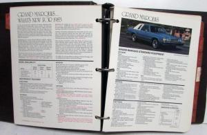 1983 Lincoln Mercury Product Facts Book Marquis Cougar Capri Lynx LN7