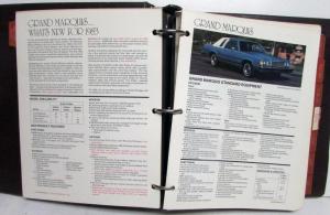 1983 Lincoln Mercury Product Facts Book Marquis Cougar Capri Lynx LN7