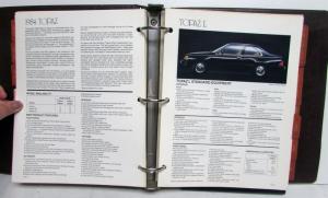 1983 Lincoln Mercury Product Facts Book Marquis Cougar Capri Lynx LN7