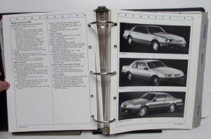 1987 Ford Fleet Buyers Guide Car Light Truck Thunderbird Musting Bronco F-Series