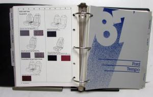 1987 Ford Fleet Buyers Guide Car Light Truck Thunderbird Musting Bronco F-Series