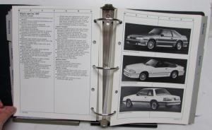 1987 Ford Fleet Buyers Guide Car Light Truck Thunderbird Musting Bronco F-Series
