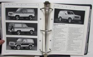 1987 Ford Fleet Buyers Guide Car Light Truck Thunderbird Musting Bronco F-Series