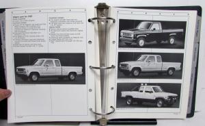 1987 Ford Fleet Buyers Guide Car Light Truck Thunderbird Musting Bronco F-Series