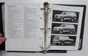 1987 Ford Fleet Buyers Guide Car Light Truck Thunderbird Musting Bronco F-Series