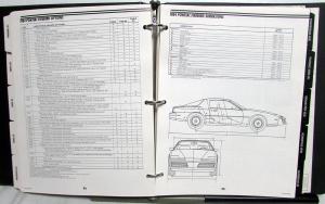 1984 Pontiac Merchandiser Guide Fiero 1000 2000 Phoenix Firebird Parisienne
