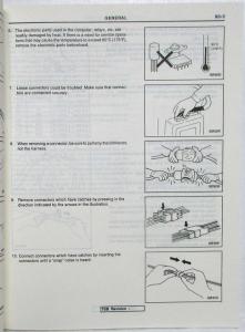 1994 Mitsubishi Precis Service Shop Repair Manual - 2 Volume Set