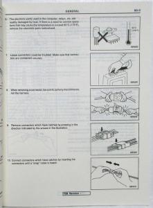 1994 Mitsubishi Precis Service Shop Repair Manual - 2 Volume Set