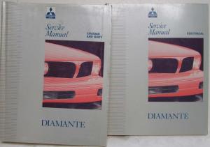 1992-1996 Mitsubishi Diamante Service Shop Repair Manual - 2 Volume Set