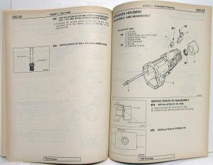 1992 Mitsubishi Manual Transmission Service Shop Repair Manual