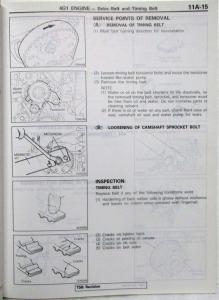 1992 Mitsubishi Engine Overhaul Service Shop Repair Manual - TSB Revision