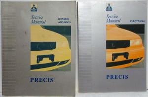 1992 Mitsubishi Precis Service Shop Repair Manual - 2 Volume Set