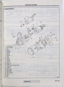 1992 Mitsubishi Precis Service Shop Repair Manual - 2 Volume Set