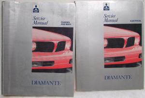 1992 Mitsubishi Diamante Service Shop Repair Manual - 2 Volume Set