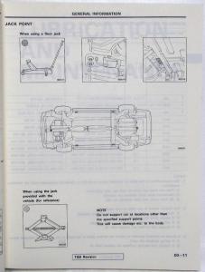 1991 Mitsubishi Precis Service Shop Repair Manual