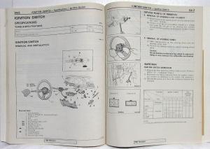 1991 Mitsubishi Mirage Service Shop Repair Manual - 2 Volume Set