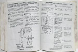 1991 Mitsubishi Eclipse Inc AWD Models Service Shop Repair Manual - 2 Volume Set