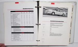 1989 Pontiac Product Information LeMans Grand Am Firebird GrandPrix 6000 Sunbird