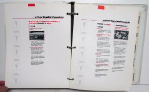 1989 Pontiac Product Information LeMans Grand Am Firebird GrandPrix 6000 Sunbird