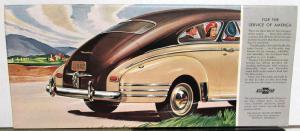 1942 Chevrolet ORIGINAL Sales Brochure Fleetline Special & Master DeLuxe