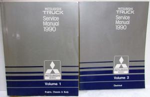 1990 Mitsubishi Pickup Truck Service Shop Repair Manual - 2 Volume Set