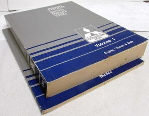 1990 Mitsubishi Pickup Truck Service Shop Repair Manual - 2 Volume Set