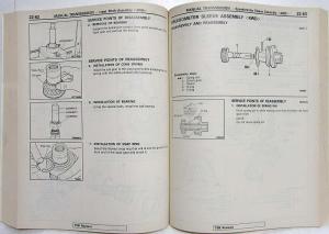 1990 Mitsubishi Pickup Truck Service Shop Repair Manual - 2 Volume Set