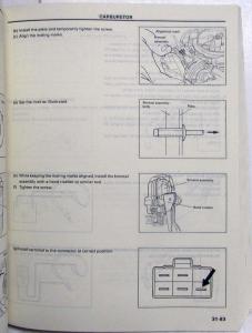 1988 Mitsubishi Precis Service Shop Repair Manual