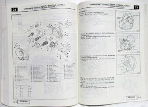 1988 Mitsubishi Cordia/Tredia Service Shop Repair Manual - 2 Volume Set